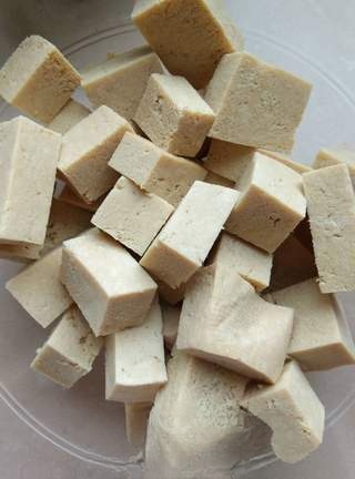 Frozen Tofu and Napa Cabbage Soup