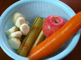 Apple, carrot, sugarcane, Mati water -- exclusive fruits