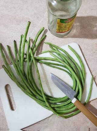 Pickled sour long beans
