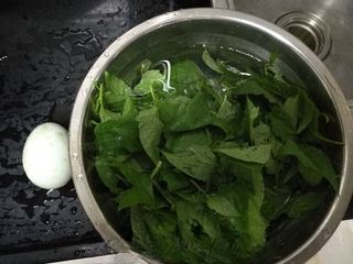 Chili Vegetable Duck Egg Soup