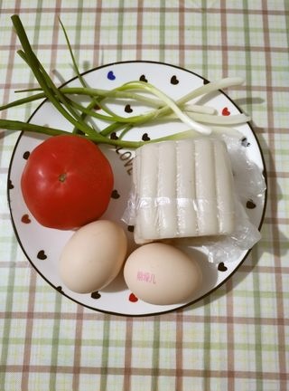 Tomato Rice Cake Soup