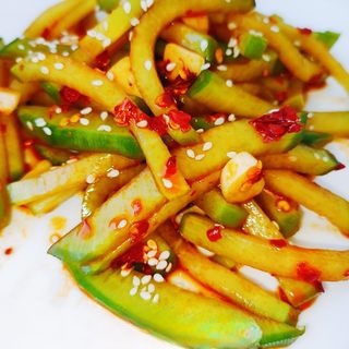 Spicy Tossed Radish Strips and Pickles Exclusive