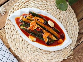 Korean-style Spicy Sauce Mixed Cucumber