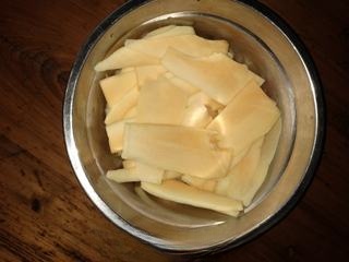 Pickled papaya.