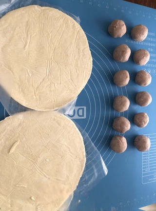 Scallion Pancake Style Taro Pastry