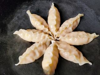 Kimchi Dumpling Potstickers