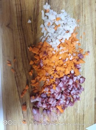 Exclusive Carrot Sausage Fried Rice