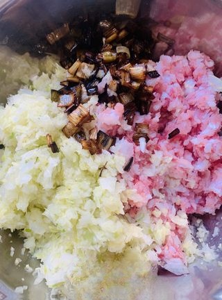 Cabbage and pork buns
