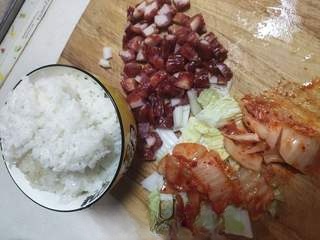 Exclusive Sausage and Kimchi Fried Rice
