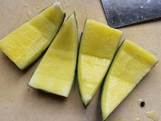 Exclusive Watermelon Rind Salad with Garlic and Chili
