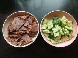 Cucumber Mixed with Braised Beef - Exclusive