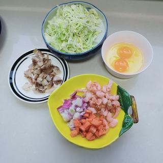 Exclusive Fried Rice with Pork Head Meat and Shrimp