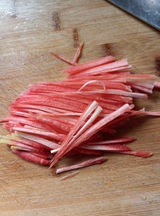 Exclusive Cold Mixed Red and Green Two-Color Shreds