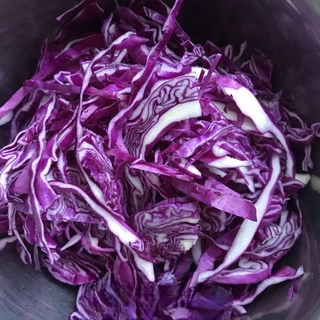Exclusive Purple Cabbage Salad with Shredded Carrots