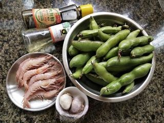 Cold Dressed Shrimp and Fava Beans