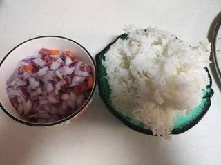 Exclusive Onion and Carrot Fried Rice