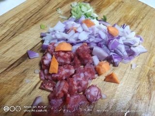 Exclusive Sausage and Onion Fried Rice