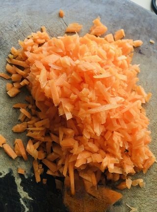 Beef Cube, Carrot, and Onion Fried Rice Exclusive
