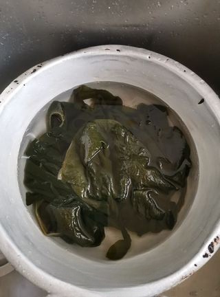 Cold Mixed Wakame and Enoki Mushrooms