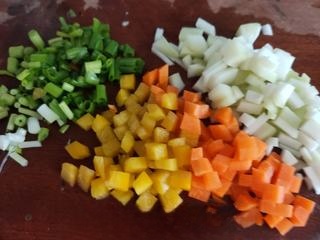 Exclusive Three Diced Fried Rice