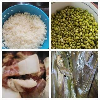 Exclusive mung bean and meat rice dumpling