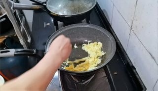 Pickled Mustard Greens Fried Rice with Egg