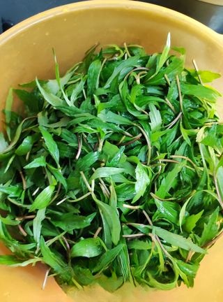 Cold Dressed Malan Greens