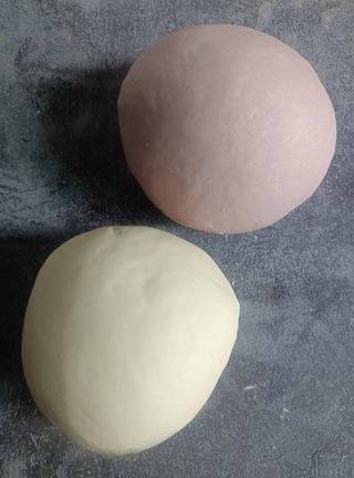 Exclusive Purple Sweet Potato Two-Color Steamed Bun