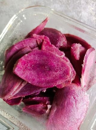 Purple Sweet Potato Flower Steamed Bun Exclusive