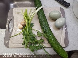 Cold Mixed Cucumber with Century Egg