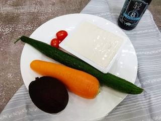 Avocado mixed with tofu
