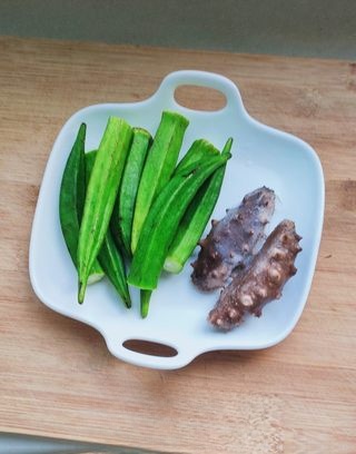 Exclusive Sea Cucumber with Okra