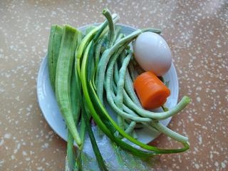 Exclusive Okra and Egg Fried Rice