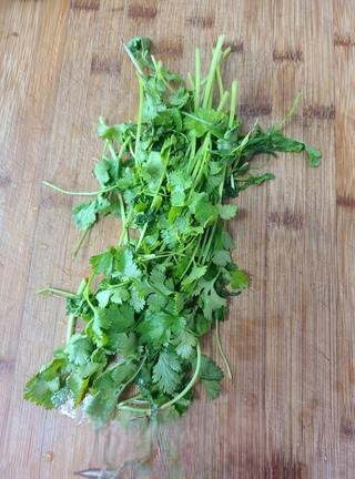 Cilantro and Egg Pancake