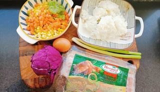 Exclusive Colorful Bacon Fried Rice