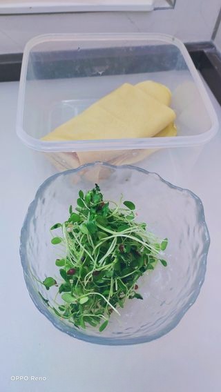 Toona sprouts mixed with tofu skin, exclusive