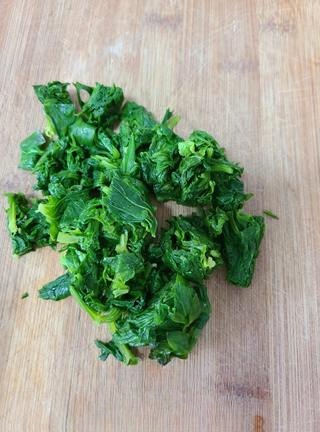 Cold Dressed Celery Leaves with Five-Spice Tofu