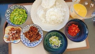 Edamame and Grandmother's Vegetable Fried Rice Exclusive
