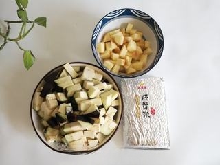 Eggplant and Potato Rice Bowl