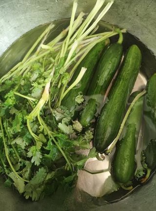 Exclusive Cold Mixed Fruit and Small Cucumbers