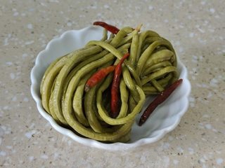 Minced Pork with Sour Long Beans