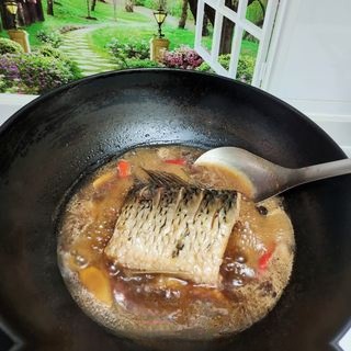 Braised Carp Sections