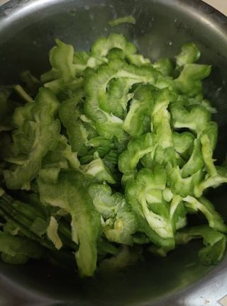 Stir-Fried Bitter Melon with Fermented Black Beans and Garlic - Exclusive
