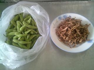 Stir-fried Shredded Rutabaga with Edamame - Exclusive