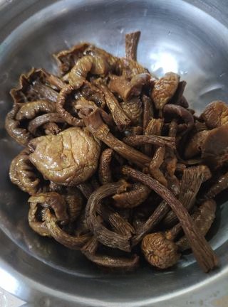 Stir-Fried Wild Mushrooms with Sausage Exclusive