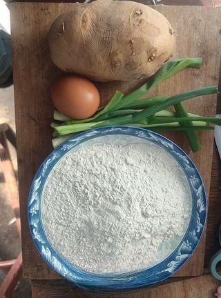 Fried potato pancake