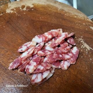 Stir-fried Snow Peas with Chinese Sausage