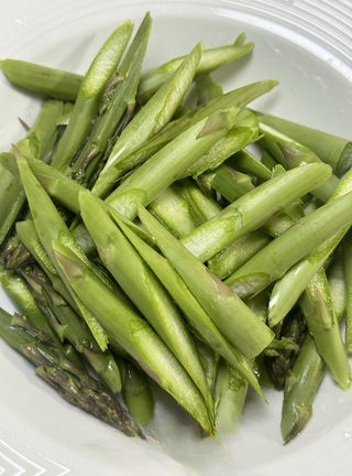 Stir-fried Button Mushrooms with Asparagus Exclusive
