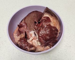 Delicious pig heart