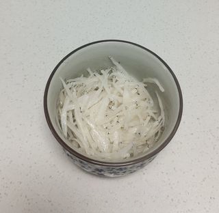Fried Eggs with Small Silverfish